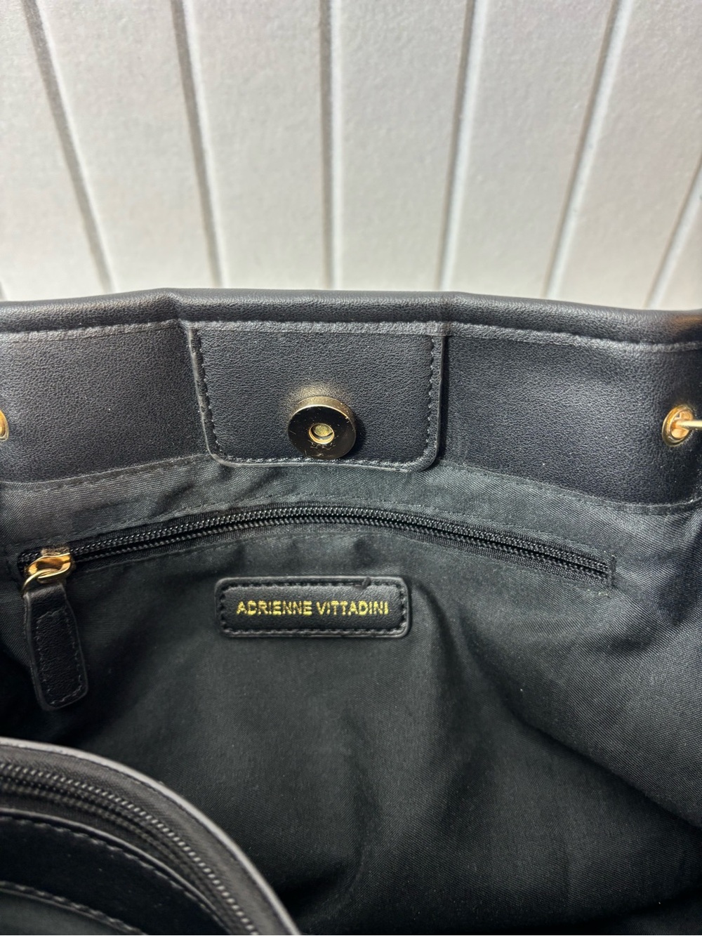 Adrienne Vittadini-The Sag Harbor Collection Straw Tote With Pouch. - Picture 9 of 10